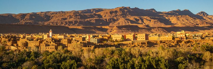 Gouden zonlicht in Marokko