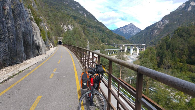 Alpe Adria van Villach naar Grado - fietspad