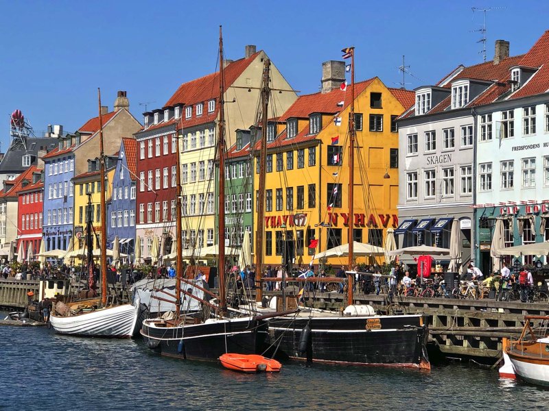 Nyhavn Denemarken fietsvakantie