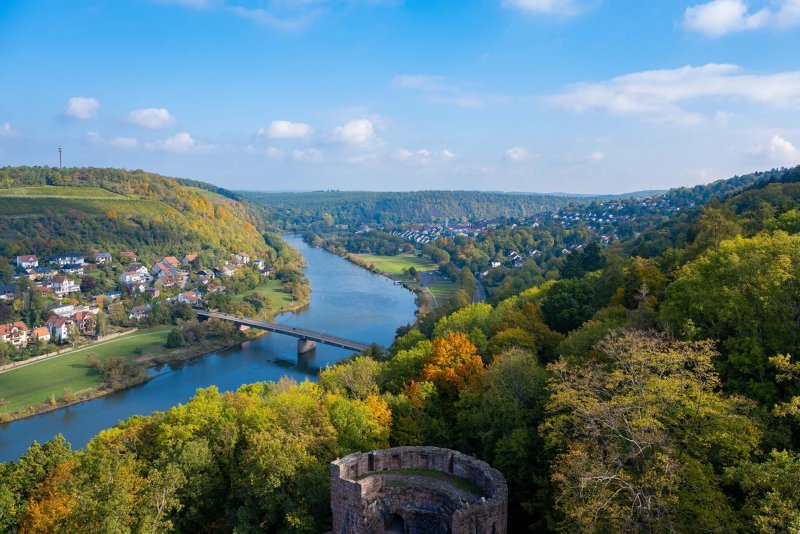 Uitzicht over Wertheim