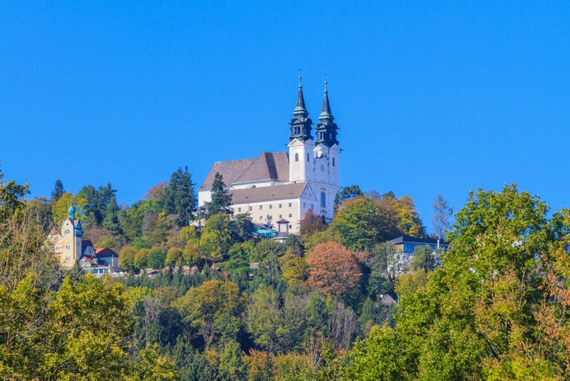 Linz fietsen langs de donau