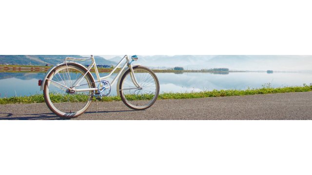 Fiets mooie omgeving