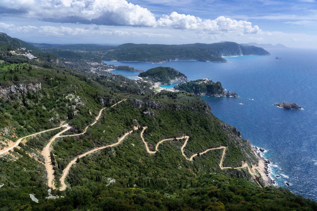 Angelo Kastro Corfu wandelen