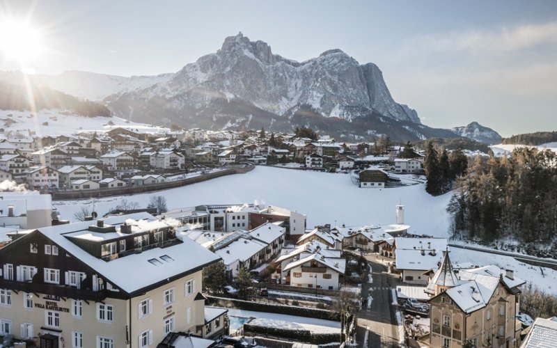 Uitzicht over Kastelruth